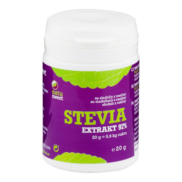 Obrázek Stevia extrakt 97% 20 g NATUSWEET