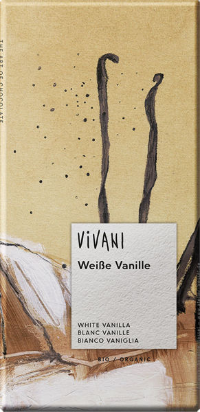 Obrázek Bílá čokoláda s vanilkou 80 g VIVANI