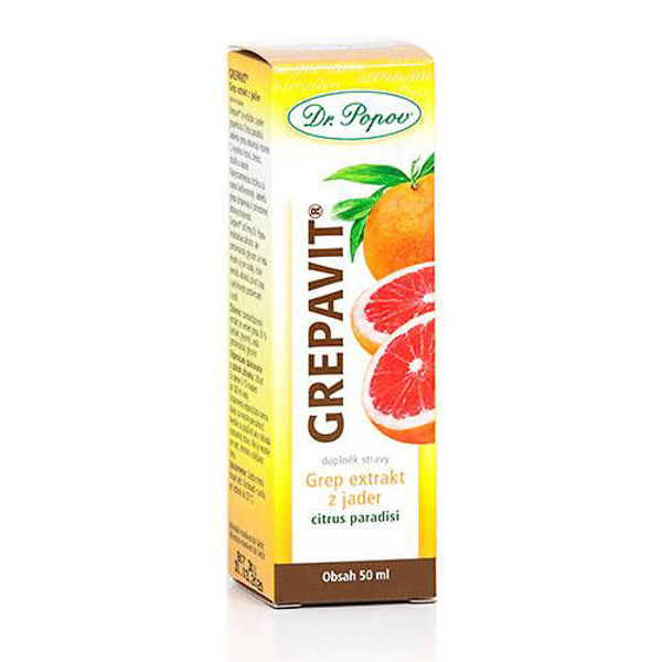 Obrázek GREPAVIT® – grep extrakt z jader, 50 ml DR. POPOV