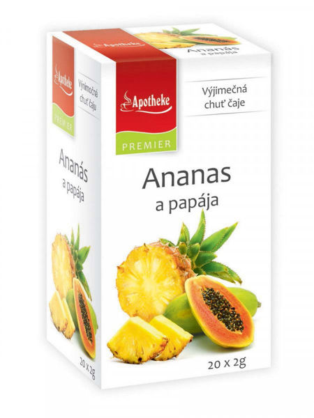 Obrázek Ananas a papája 20 x 2g APOTHEKE