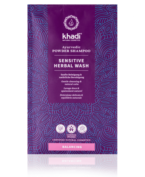 Obrázek Práškový šampon Mytí rostlinami - Sensitive 50 g Khadi