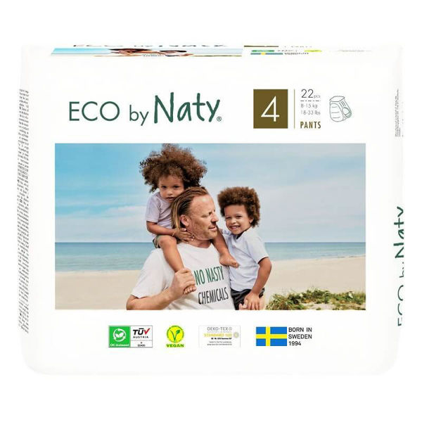Obrázek Natahovací plenkové kalhotky Maxi 8 - 15 kg Eco by Naty