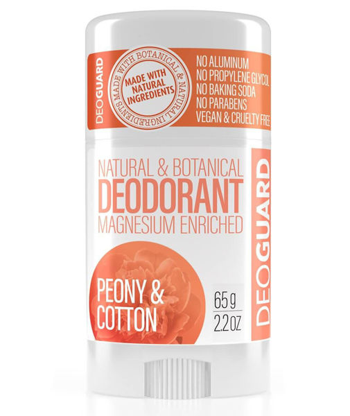 Obrázek Tuhý přírodní deodorant Peony and Cotton 65 g DEOGUARD