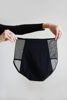 Obrázek Menstruační kalhotky Černé s transparentními boky SAYU