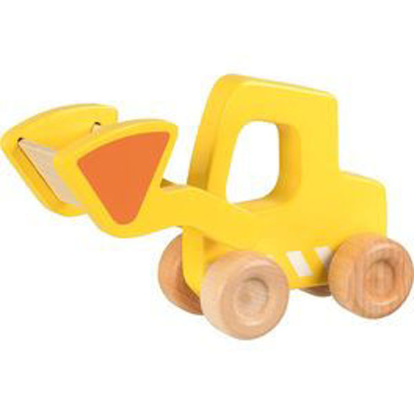 Obrázek Bagr - dřevěné autíčko pro nejmenší Goki