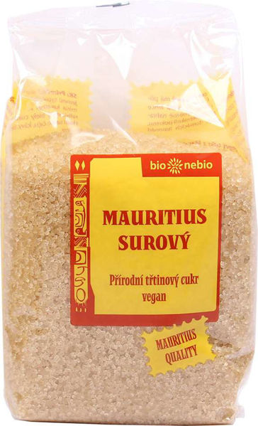 Obrázek Přírodní třtinový cukr Mauritius surový 500 g BIONEBIO