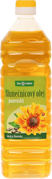 Obrázek Slunečnicový olej 1l BIONEBIO