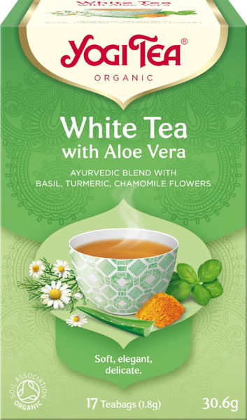 Obrázek Bílý čaj s aloe vera 31 g YOGI TEA