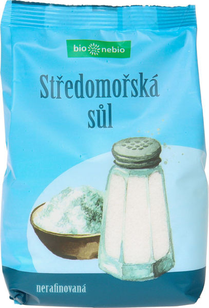 Obrázek Středomořská sůl 500 g BIONEBIO
