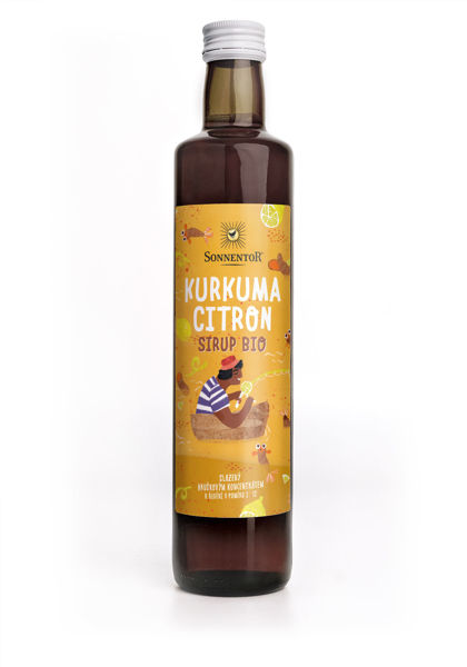 Obrázek Kurkuma-citron sirup 500 ml SONNENTOR